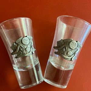 Mechanic design shot glasses
